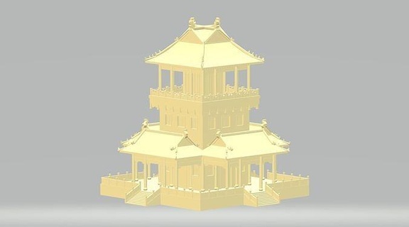 chinese ancient architecture element universe material models blender japanese furniture pbr interior 3d lowpoly game house exterior chines decoration buddha china architectural engineering 3d print model - Mito3D