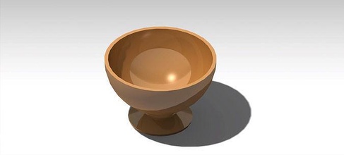 chinese bowl pottery art clay ware food houseware deco general decor served tableware ceramic house kitchen dining 3d print model - Mito3D
