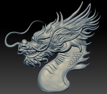 chinese dragon head relief chinesedragon dragon3d dragongold dragonhead dragonmodel encientdragon cncwood cncdragon dragonrelief dragonart artdragon dragonjewelry dragonmonstor dragonking kingofdragon dragonempior art sculptures 3d print model - Mito3D