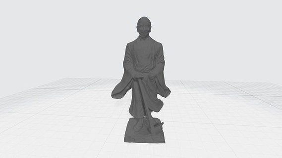 chinese farmer 3d model buddha cnc sculpture statue meditation buddhism printable deity religion 3dsmax zbrush abstract art scripts modelling miniatures figurines sculptures 3d print model - Mito3D