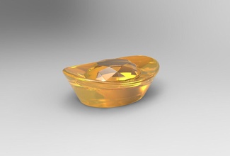 Çin altın para elmas sanat chinesegold chinesemoney <url> 3dprinting paralar rozetleri paraları 3d print model - Mito3D