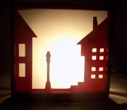 chinese shadow art decoration deco decorative house miniature light other 3d print model - Mito3D