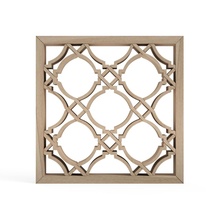 chochinkuzushi wooden frame intricate design kumiko japan tradition pattern art signs logos 3d print model - Mito3D