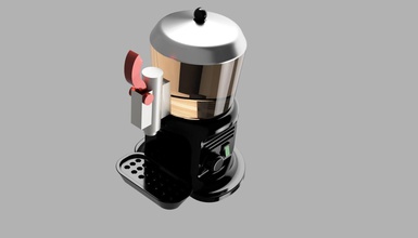 distributeur de chocolat maison corps d'affaires cadrng à manger cuisine thé la technologie machine 3d print model - Mito3D