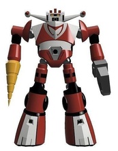 chojin sentai baratakku superhuman squadron barattack stl obj superrobot figure hobby diy 3d print model - Mito3D