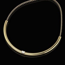 girocollo collana Smeraldo tagliare calcolo oro gioielleria platino gemma stampabile diamante pietra preziosa argento gioiello sterlina lusso accessorio moda bene prezioso collane 3d print model - Mito3D