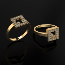 Chopard Ring Schmuck Luxus elegant Juwel Gold Silber Hochzeit Diamant Ohrring Armband Halsketten Anhänger Nashorn Zubehörteil Schönheit Mode Design cad Ringe 3d print model - Mito3D