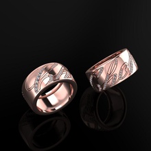Chopard Ring Schmuck Luxus elegant Juwel Gold Silber Hochzeit Diamant Ohrring Armband Halsketten Anhänger Nashorn Zubehörteil Schönheit Mode Design cad Ringe 3d print model - Mito3D