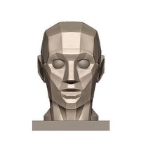 hacken houdon kopf anatomie gips körper zahl konzeptionell skulptur schule charakter kunst wissenschaft 3dprint 3dprinting statue beihilfe gesichter gudon 3d print model - Mito3D