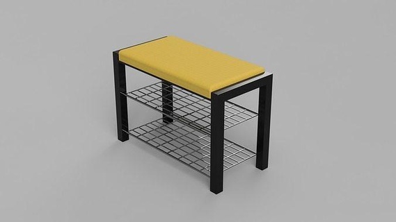 Christchurch sahtekâr deri depolama Bank mobilya sandalye iç tasarım oturma yeri oda modern yaşayan koltuk kanepe kişilik ev 3d print model - Mito3D