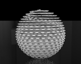 boule de noël ornement maison la balle ménage d'autres les fêtes l'impression décor 3d print model - Mito3D