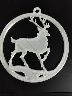 Navidad vela globo decoración Arte diseño interior ciervo snow deco decoraciones casa 3d print model - Mito3D