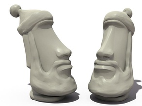 noël pâques île tête calcul point repère impression prêt imprimable buste architectural extérieur père chapeau barbe mas maison accessoires fbx 3d print model - Mito3D