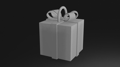 Noel hediye kolye takı Sanat hediyesi Şirin 3d print model - Mito3D