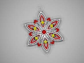 natale mini stella albero decorazione ceramica imaterialisechallenge arte 3d print model - Mito3D