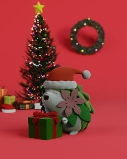 christmas shaymin game toy action pokemon anime japan tokio cartoon art manga cute home collectible sculpture character games toys 3d print model - Mito3D
