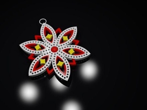 Noel yıldızı sanat yıldız mini ağaç Gümüş seramik makerschallenge gadgetchallenge diğer ağacı 3d print model - Mito3D