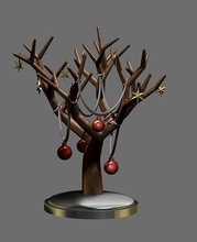 natale albero buon riscaldamento globale scultura foresta inverno decorato pino sempreverde modelli passatempo fai 3d print model - Mito3D