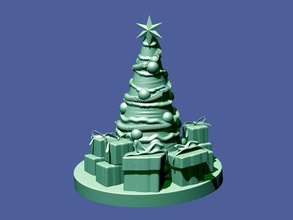 el árbol de navidad casa días festivos la planta esfera presente presenta mes diciembre santa claus otros accesorios impresión del 3d print model - Mito3D