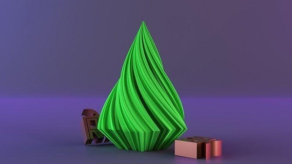 Natale albero candela arte moderno muffa silicio stl amore arredamento casa Home decor carina minimo 3d print model - Mito3D