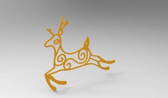 Noel ağaç dekorasyon deer Sanat doğa tasarım kış retro adam geleneksel iç kardan dekorasyonu 2021 Aralık christmastreedecoration heykeller 3d print model - Mito3D