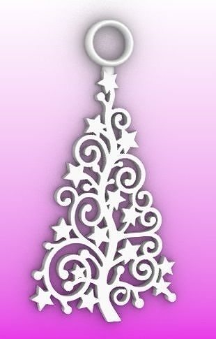 Navidad árbol ornamento arbol navidad casa decoración 3D print model - Mito3D