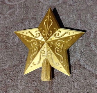 Weihnachten Baum Star Topper Dekoration Urlaub Dekor Ornament Haus Zubehör 3d print model - Mito3D
