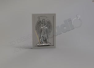 chronos realistic figure pendant 3d model printable sterling jewellery jewel silver jewelry pendants 3d print model - Mito3D