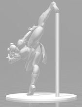 chun li sokak dövüşçü v 3d yazdır model dövüşçüsü streetfighter5 oyunlar kadın kadın atmak insanlar poz poli oyuncak oyuncaklar 3d print model - Mito3D