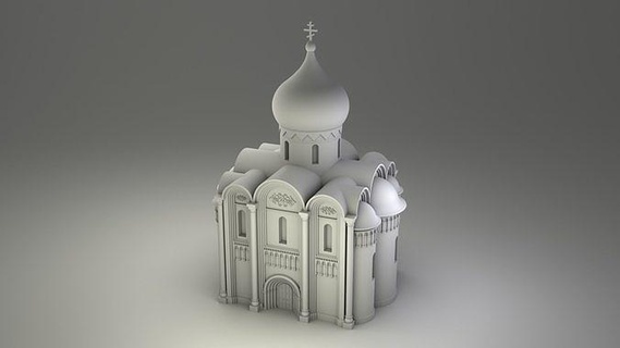 church house exterior architecture building street wood slavic russian 3d 3dmodels printing 3d print model - Mito3D