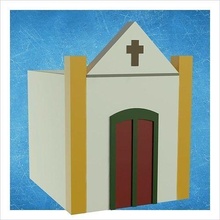 church vase religious decor religion art deco general house pot 3d print model - Mito3D