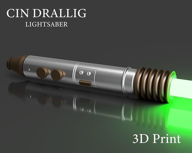 cin drallig ışın kılıcı takım 3d yazdırılabilir lazer kılıç klon savaşlar star bilimkurgu destek kostüm oyunu silah oyunlar oyuncaklar 3D print model - Mito3D