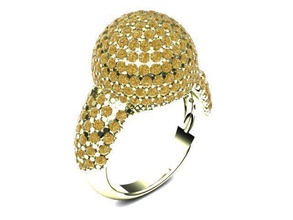 cerchio anello gioielli pignone roundlet cog meccanico anelli 3d print model - Mito3D