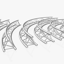 cerchio triangolare capriata modulare collezione 10 3d 3dprint illuminazione gioco impostato stampato luce palco umano sexy palcoscenico hobby giocattoli stampabile studio arte design tv sculture 3d print model - Mito3D