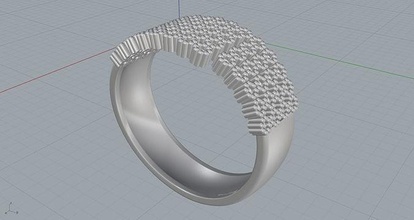 kreisförmig Ring 2 Ohrring Anhänger Gold Silber Rand Juwel Schmuck Kristalle Pandora Charme Mode 3d print model - Mito3D
