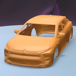 citroen c5 x 2022 printable car body slot scalextric tamiya rc miniz control crawler ninco kyosho scx axial games toys game accessories 3d print model - Mito3D
