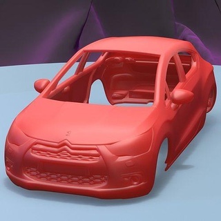 citroen ds4 2012 imprimible coche vehiculo cuerpo espacio scalextric Tamiya rc miniz controlar tractor ninco kyosho scx axial juegos juguetes juego accesorios 3d print model - Mito3D
