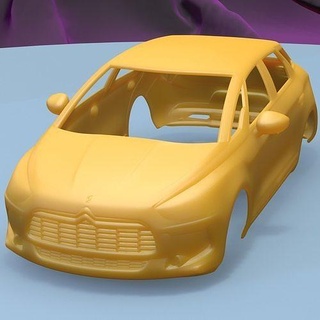 Citroen ds5 imprimível carro corpo fenda escalextrico Tamiya rc miniz controle rastejante ninco Kyosho scx axial jogos brinquedos acessórios 3d print model - Mito3D