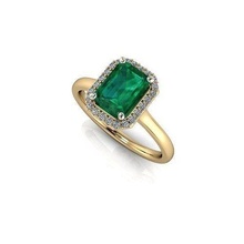 cjc604 senhoras mulher mulheres diamante rubi esmeralda argolas anel noivado 3d print model - Mito3D