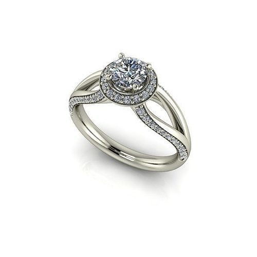 cjc608 Damen Frauen Diamant Rubin Smaragd Ringe Ring Engagement 3D print model - Mito3D