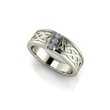 cjc611 Damen Frauen Diamant Rubin Smaragd Bands Ringe Ring Engagement 3d print model - Mito3D