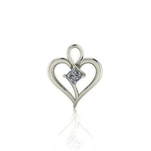 cjc620 Damen Frauen Diamant Rubin Smaragd Anhänger Ringe Ring Engagement 3d print model - Mito3D