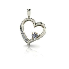 cjc622 Damen Frauen Diamant Rubin Smaragd Anhänger Ringe Ring Engagement 3d print model - Mito3D