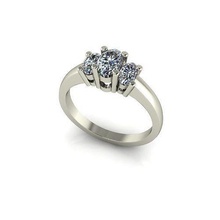 cjc634 senhoras mulher mulheres diamante rubi esmeralda argolas anel noivado solitário azul safira joalheria 3d print model - Mito3D