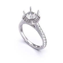 cjc7062 damen frauen diamant rubin smaragd ringe ring engagement solitär frau blau saphir schmuck 3d print model - Mito3D