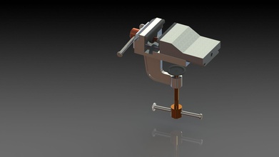 morsetto morsa meccanico ingegneria utensili fai fissazione scienza 3d print model - Mito3D