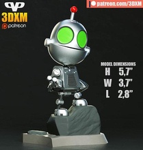 sonido metálico seco chibi 3d impresión stl juegos juguetes 3d print model - Mito3D