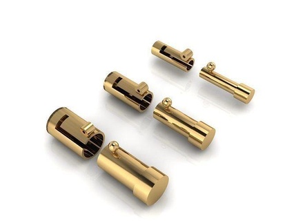 fecho conjunto ouro banhado conectores anel segurança joalheria prata imprimível pulseira jóia tecnologia fechadura jóias caixa fechos pulseiras joias 3d print model - Mito3D