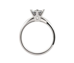 classique 6 griffe solitaire bague bijoux de l'anneau les anneaux weddingring le diamant la conception 3ddesign 3d 3dp 3dprinting l'impression imprimable l'engagement mariage or élégant belle 3d print model - Mito3D