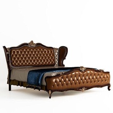 klasik yatak deri mobilya döşeme konfor tasarım kanepe koltuk oturma yeri lüks kesit yumuşak araç ev 3d print model - Mito3D